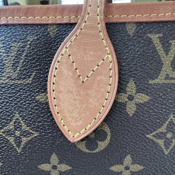 Louis Vuitton Neverfull MM Monogram Tote Bag M41178 Pre Owned - Picture 7 of 11